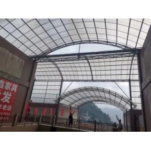 大跨度鋼架，網(wǎng)架采光頂棚用輕型防火阻燃陽(yáng)光板耐力板聚碳酸酯板